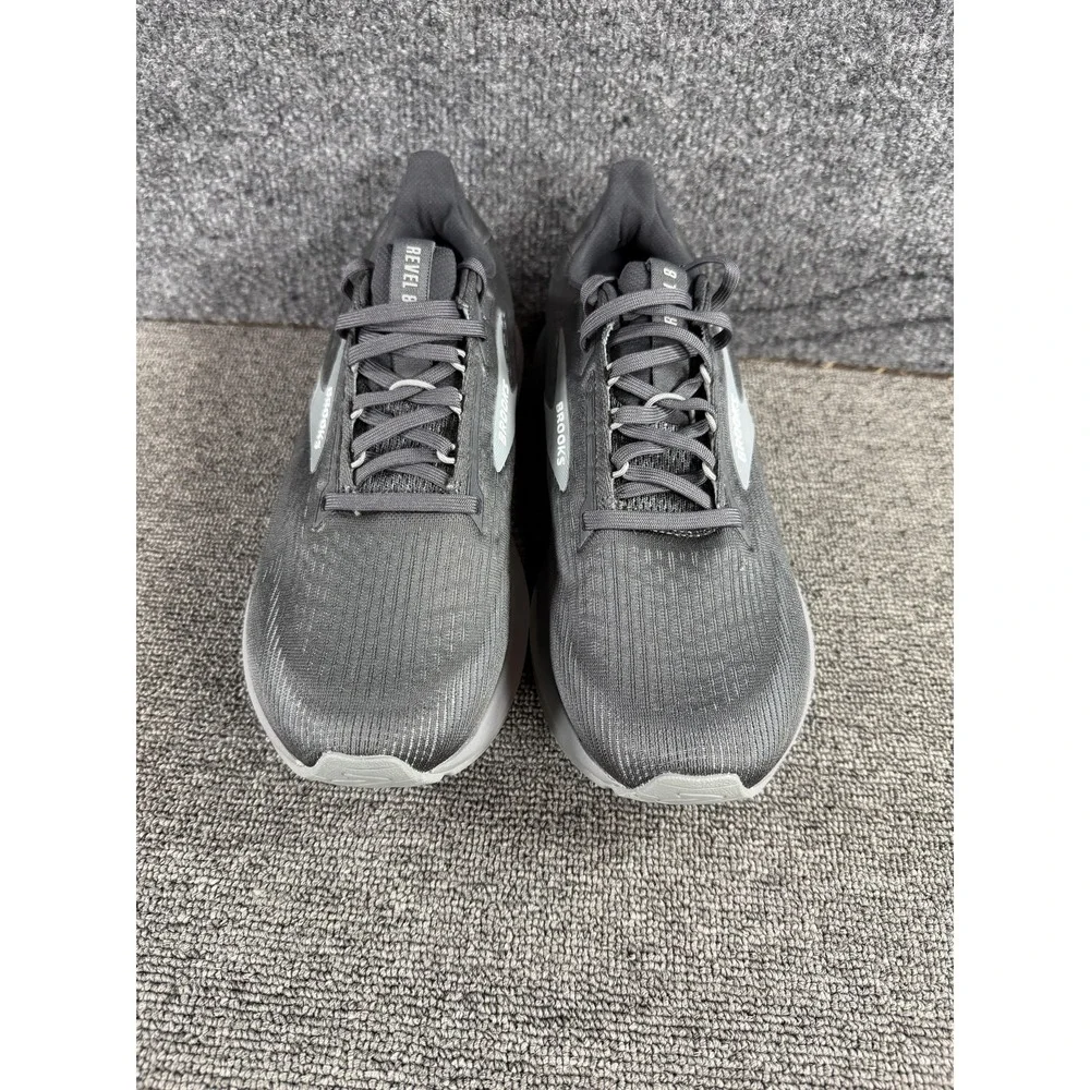 Brooks Revel 6 Shoes Mens 8 Gray Mesh Cushioned Running Sneakers 110391 1D014